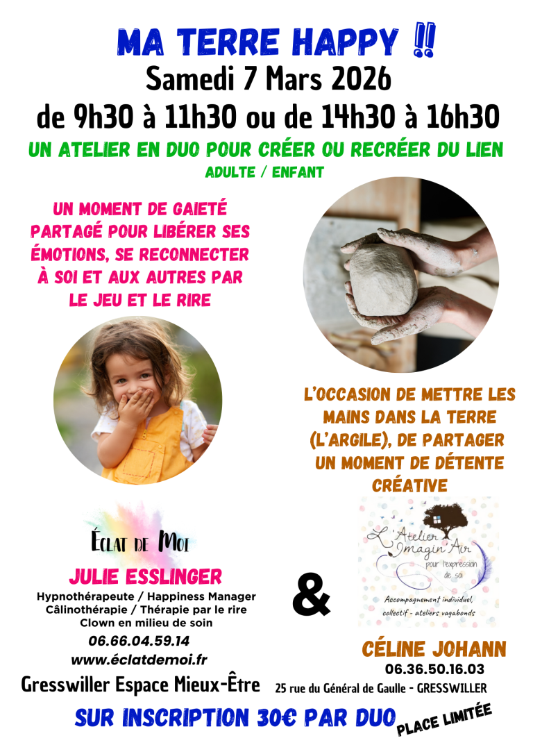 Atelier parent/enfant Atelier parent/enfant
